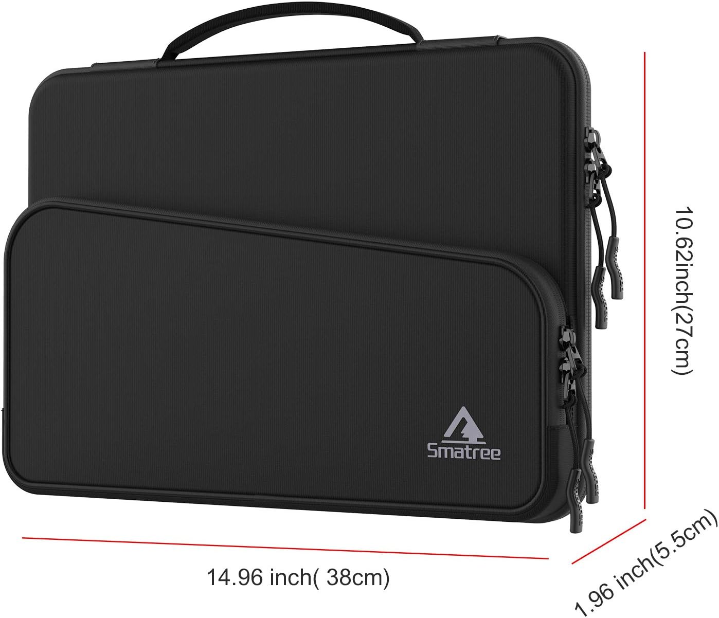 Hottest Sale Smatree Hard Protective Laptop Sleeve Compatible with 15.4 inch MacBook Pro 2019/2018, New Dell XPS 9500, HP Envy x360 2-in-1 15.6 inch, Shockproof Notebook Tablet Case with Accessory Pocket 🔥 Cashback up to 70% Smatree Hard Protective Laptop Sleeve Compatible with 15.4 inch MacBook Pro 2019/2018, New Dell XPS 9500, HP Envy x360 2-in-1 15.6 inch, Shockproof Notebook Tablet Case with Accessory Pocket