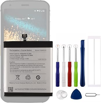 New XQ6602G Replacement Battery for T-Mobile Caterpillar CAT S62 with Technical Toolkit.