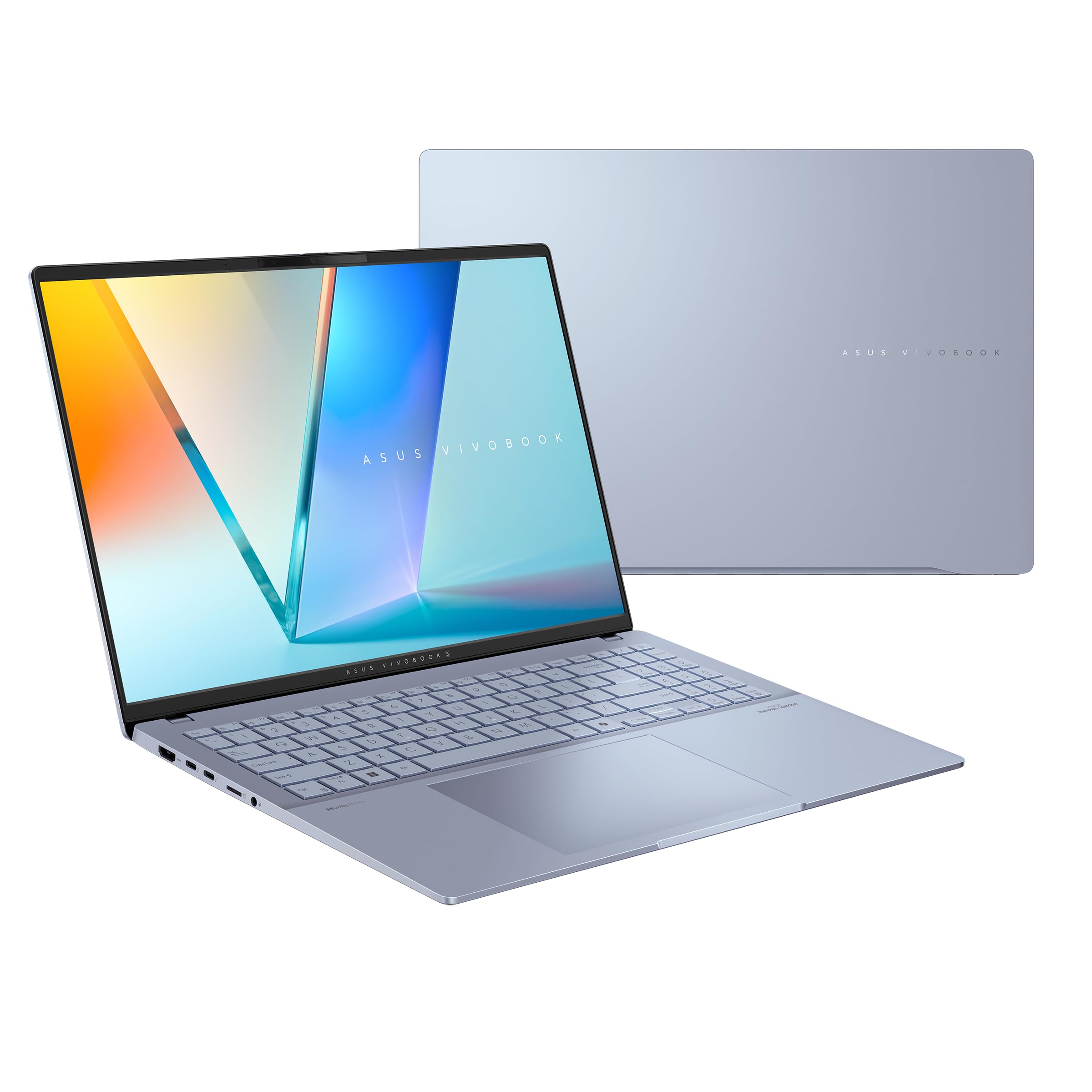 ASUS Vivobook S16 Copilot+ PC AI-S5606-50W 16 Pouces 3.2K OLED 120Hz Portable (Processeur AMD Ryzen AI 9 365 5 Ghz, 32GB LPDDR5X, SSD1To, AMD Radeon 880M Graphics, Windows 11 Home) – Clavier AZERTY