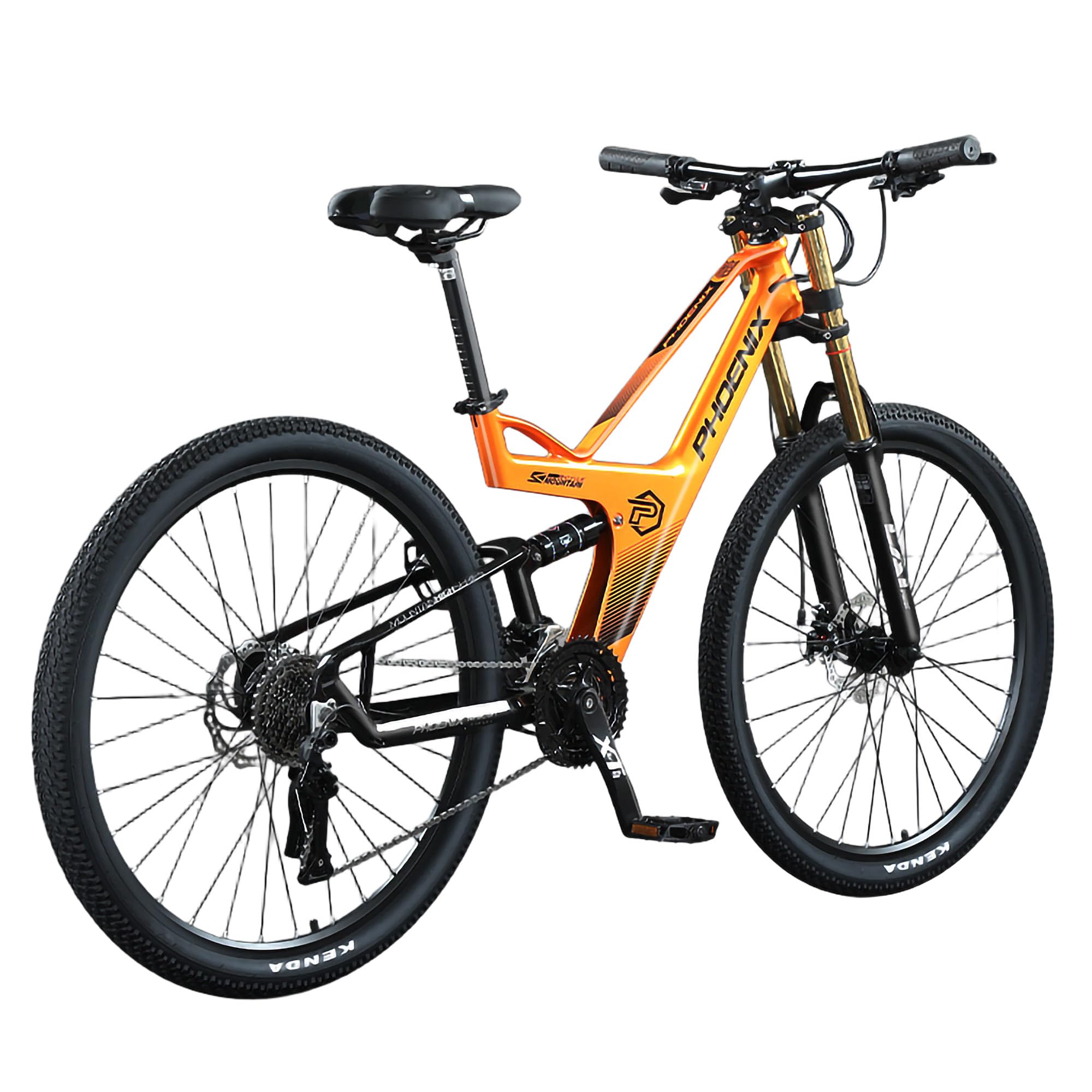 Amazon | 27.5インチ フルサス マウンテンバイク 30段変速 フルサスMTB