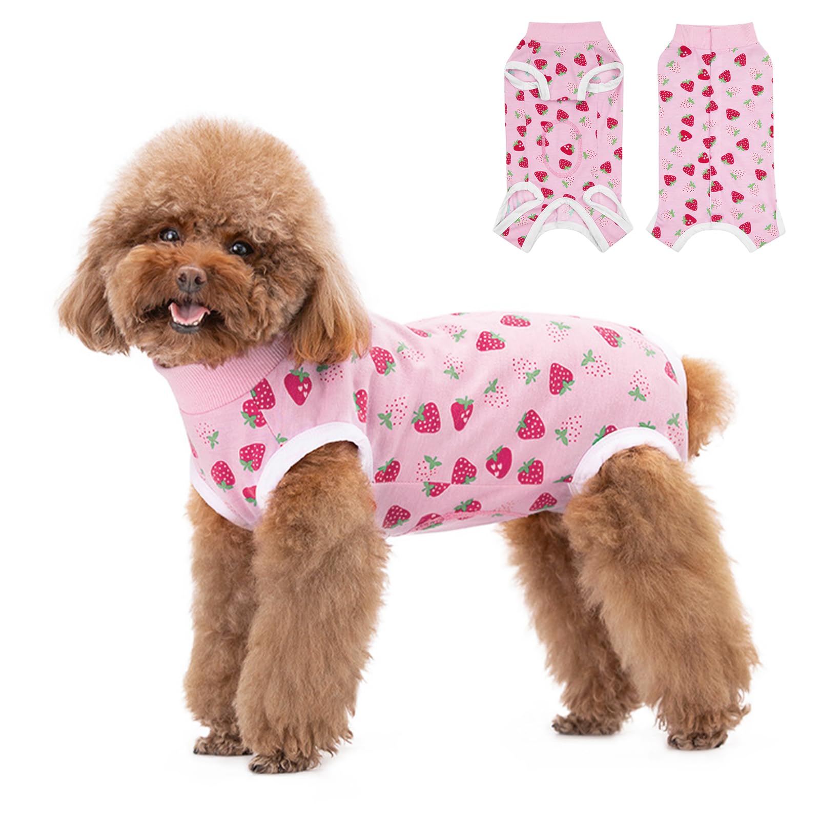 FEimaX Dog Surgery Recovery Suit Female and Male Spay with Pee Hole, Pet Body Suits for Puppy After Spayed, Neuter Surgical Onesie for Small and