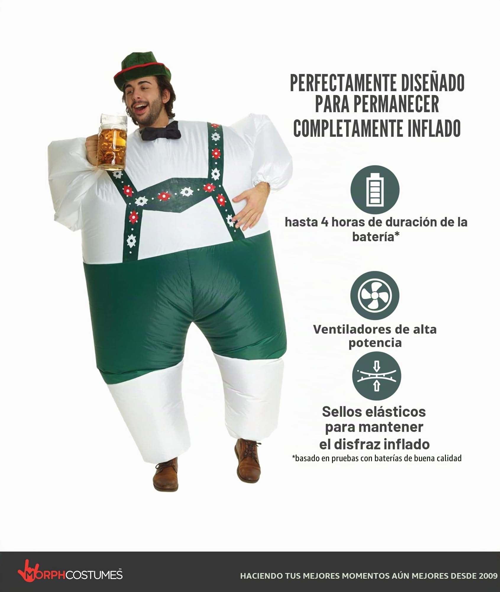 Inflatable Adult & Childrens Costume, Great Selection Of Mens, Womens Boys & Girls MegaMorph Fat Suits, Just Blow Them Up and Blow Everyone Away.