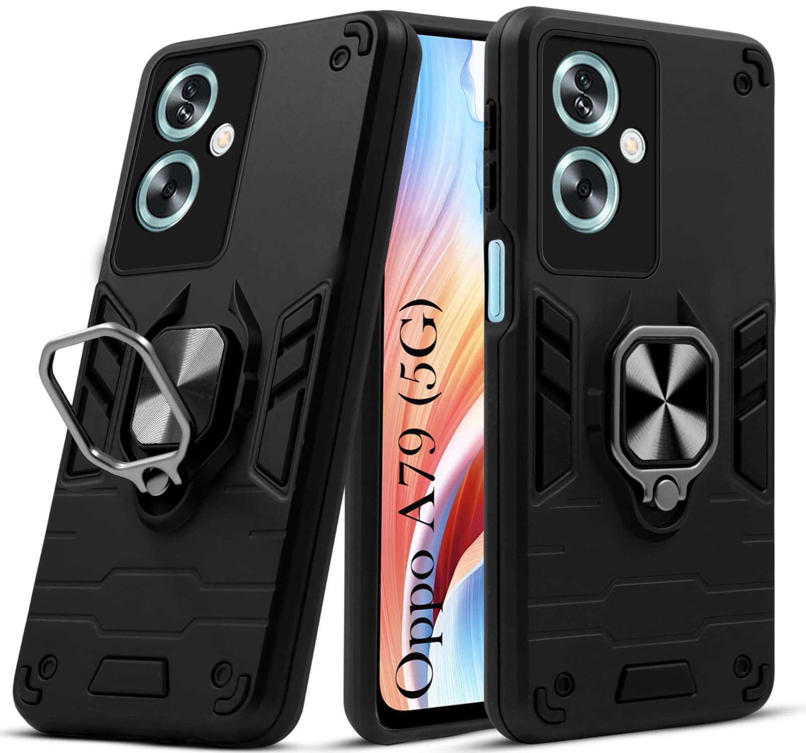Jkobi Back Cover Case for Oppo A79 5G (Shockproof Polycarbonate