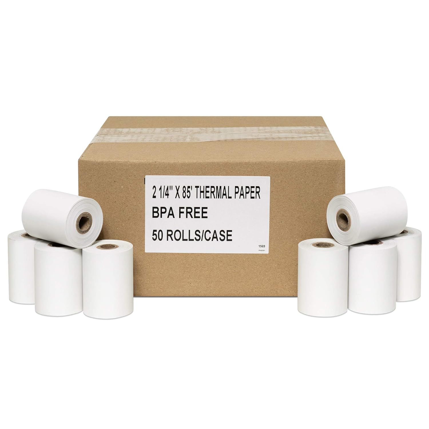 2 1/4" x 85' Thermal Paper Rolls, 50 Rolls/Case For HYPERCOM OPTIMUM-T4205 T4210 T4220 T4230