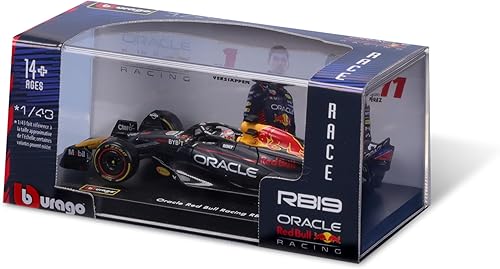 Miniatura 8 de Bburago 1:43 Race Oracle Red Bull Racing RB19 (2023) w/Driver - Vista #1