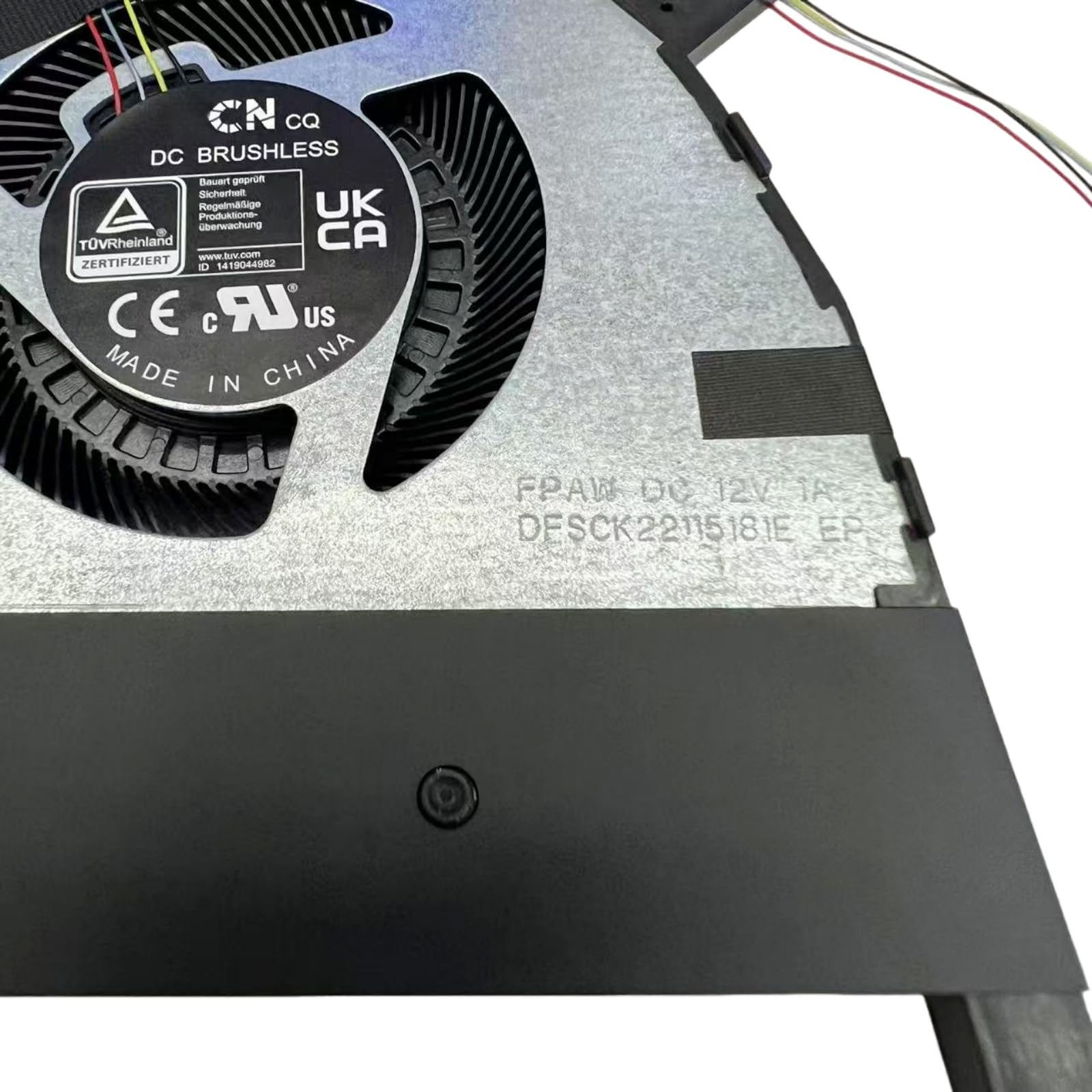 Wentylator chłodzący procesora 12 V z wentylatorem graficznym GPU zamiennik dla ASUS TUF Gaming FX507 FA507 FX707 FA707 FA507RF FA507RC FX507ZM-ES74 FA507NU-DS74