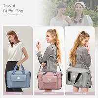 SPAHER Összehajtható Utazótáska 25L - Kézipoggyász Wizzair Méretű 40x30x20cm - Vízálló Többrekeszes Táska Repülőre - Zöld 2