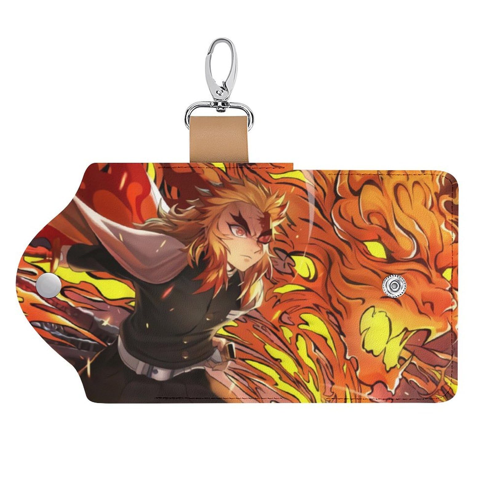 Amazon.co.jp: 鬼滅の刃 炎柱 煉獄杏寿郎 キーケース 6連フック 車キー