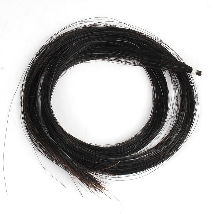 Buy UNIMORE Black 32 inch Violin Bow Hair Replacement Hank Mongolian