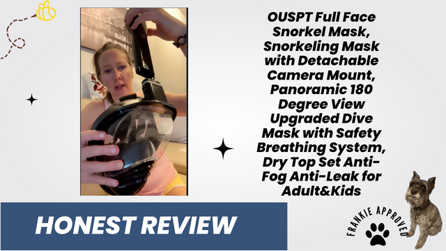 Watch HONEST REVIEW OUSPT Full Face Snorkel Mask on Amazon Live