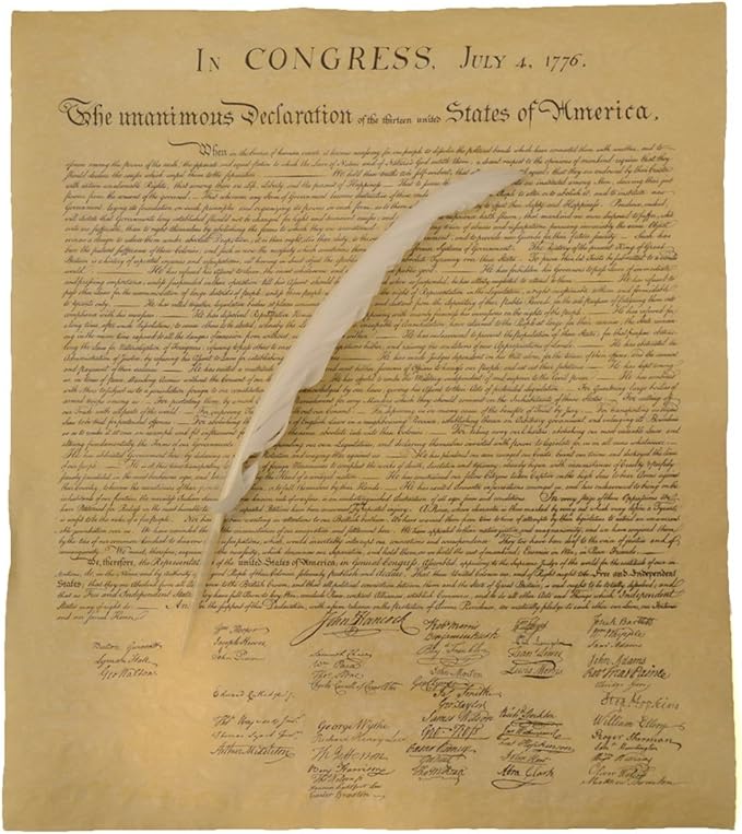 Amazon.com: TG,LLC Treasure Gurus US Declaration of Independence ...