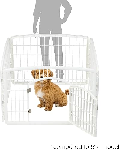 Miniatura 3 de IRIS USA Dog Playpen Exercise Pet Playpen Without Door 4-Panels 24 H