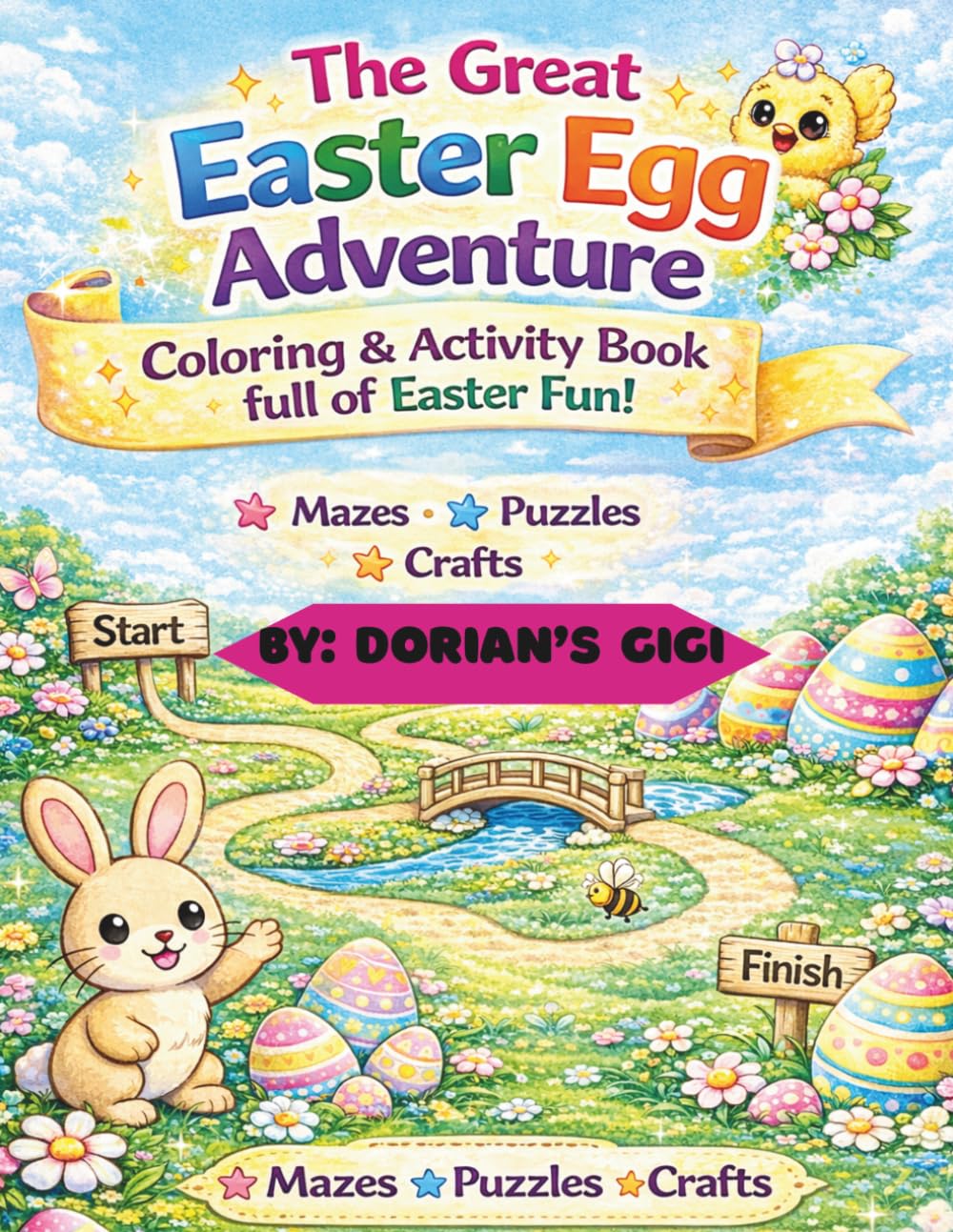 The Great Easter EGG Adventure: Super Cute & FUN Easter Coloring Book For Kids Ages 3-8