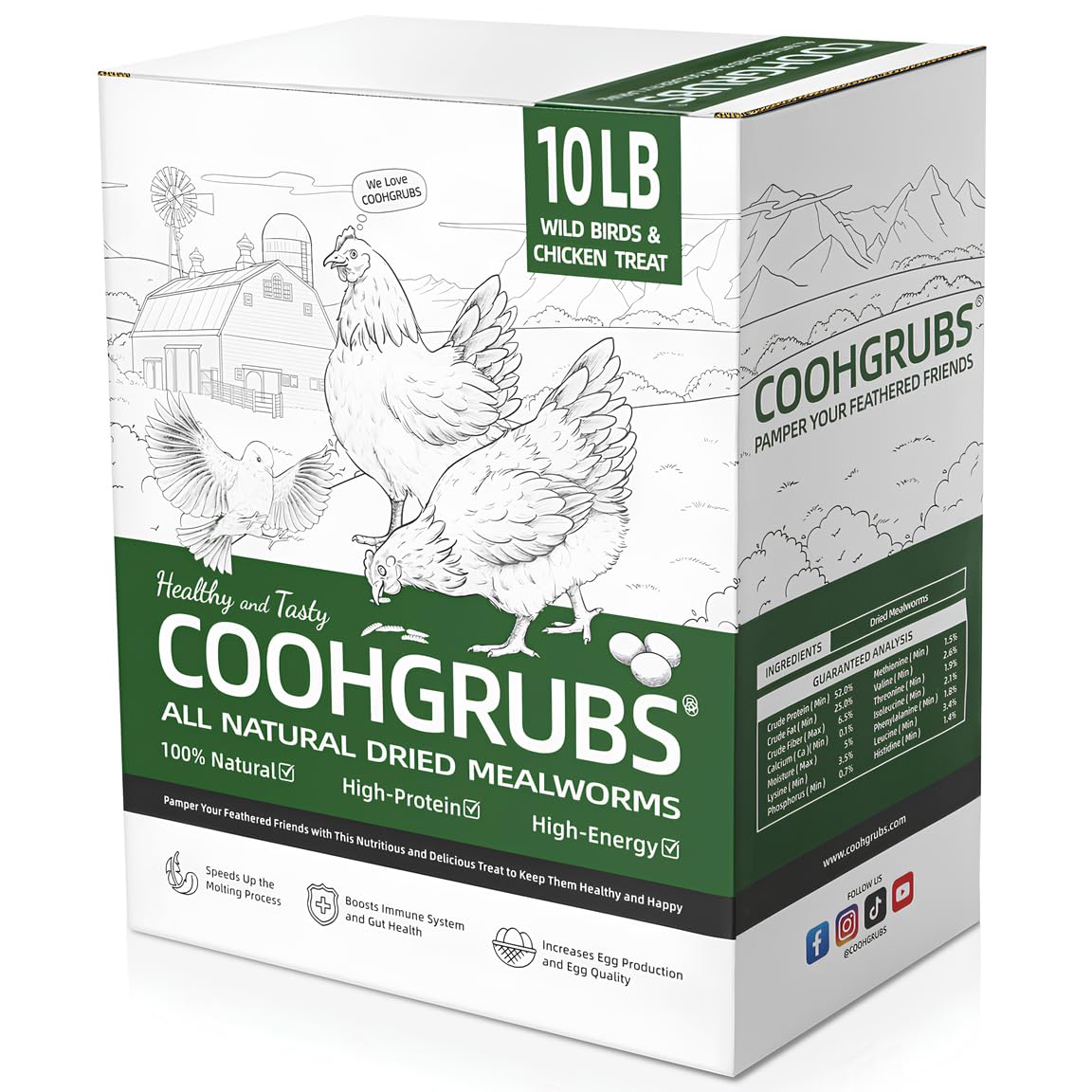 COOHGRUBS Dried Mealworms