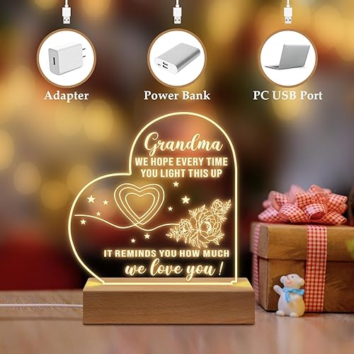 Miniatura 10 de PZJIEAN Inspiradora Winnie The Pooh - Luz nocturna grabada en acrílico con base, cumpleaños, Navidad, graduación, regalo de regreso a clases, hija,