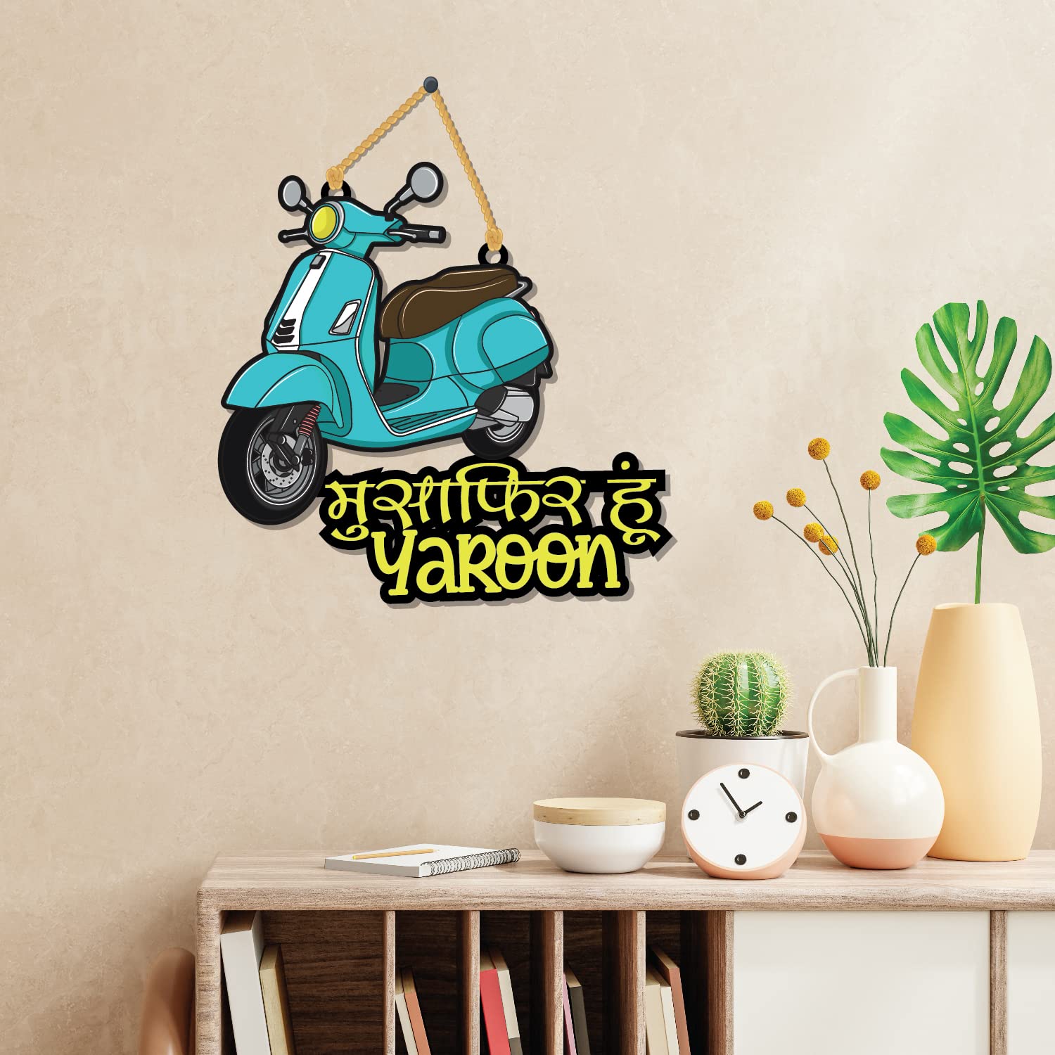 Bhai Please Musafir Hoon Yaaron Wall Decor - Hindi Travel Art -2 Bhai Please Musafir Hoon Yaaron Wall Decor - Hindi Travel Art -2