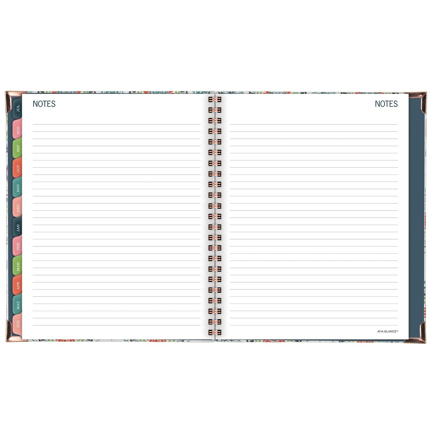 Einen Blick Akademischer Wochen/Monatsplaner, Juli 2018 – Juni 2019, 6–7/20,3 cm X 8–3/10,2 cm Hardcover, Badge Tile (6124t-805 a)