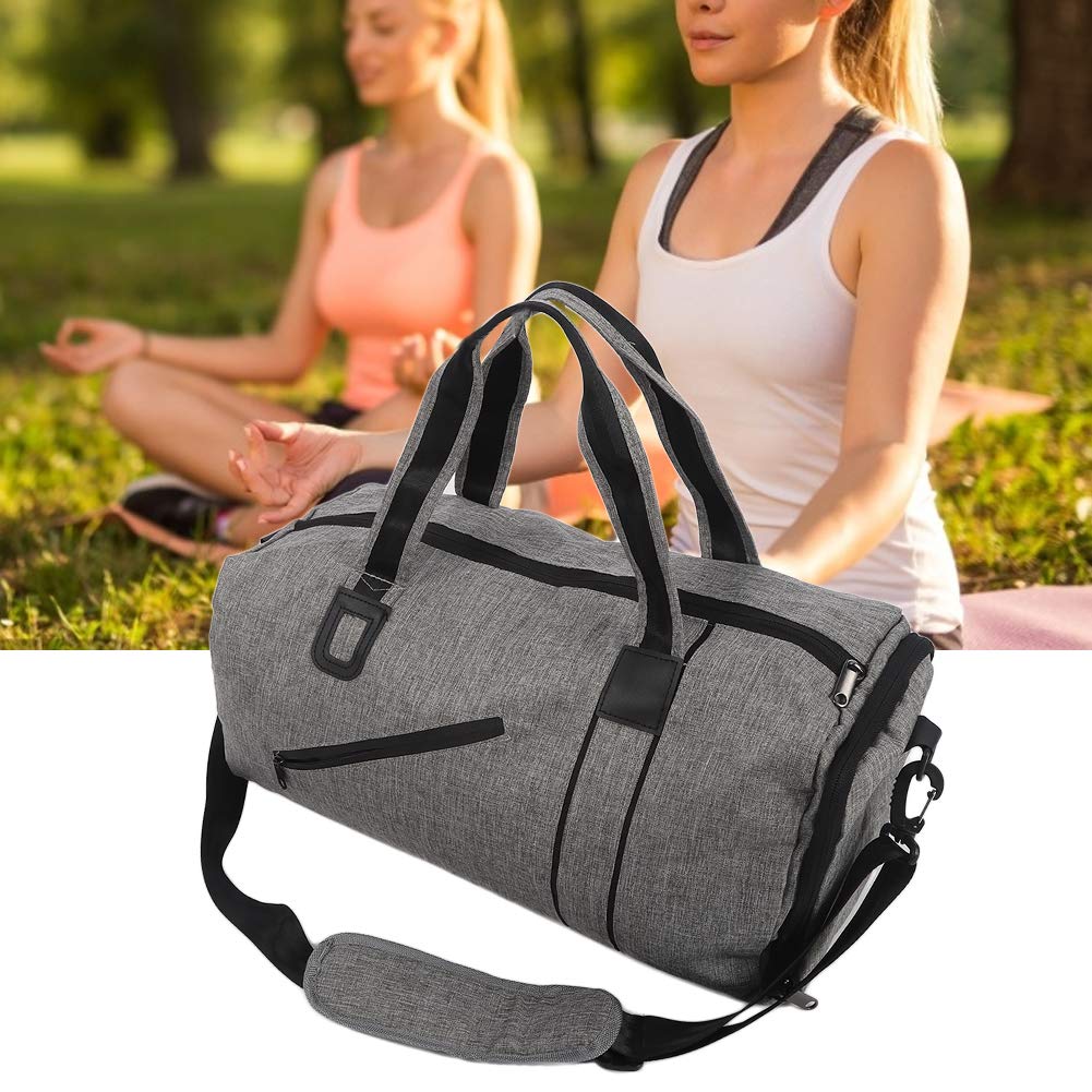 Borsa Per Tappetino Yoga YOGATI - Cotone, Tracolla Regolabile, Diametro 15cm, Altezza 75cm - Foto 3
