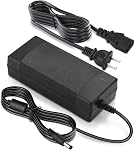 Facmogu 2 Pack 12V 1A AC/DC Power Supply, 100-240V AC to DC 12V 1A Power Adapter, 12W 12V 1 Amp Wall Adapter, 12 Volts 1000mA Regulated Switching Power Converter, with 5.5x2.5mm & 5.5x2.1mm DC Plug