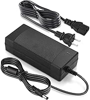 Vista 1 de Facmogu 48V 2A Power Supply Adapter, AC 100-240V to DC 48V 2A Transformer Interface 5.5x2.5mm & 5.5x2.1mm Plug, 96W Adapter US Plug for Stereo