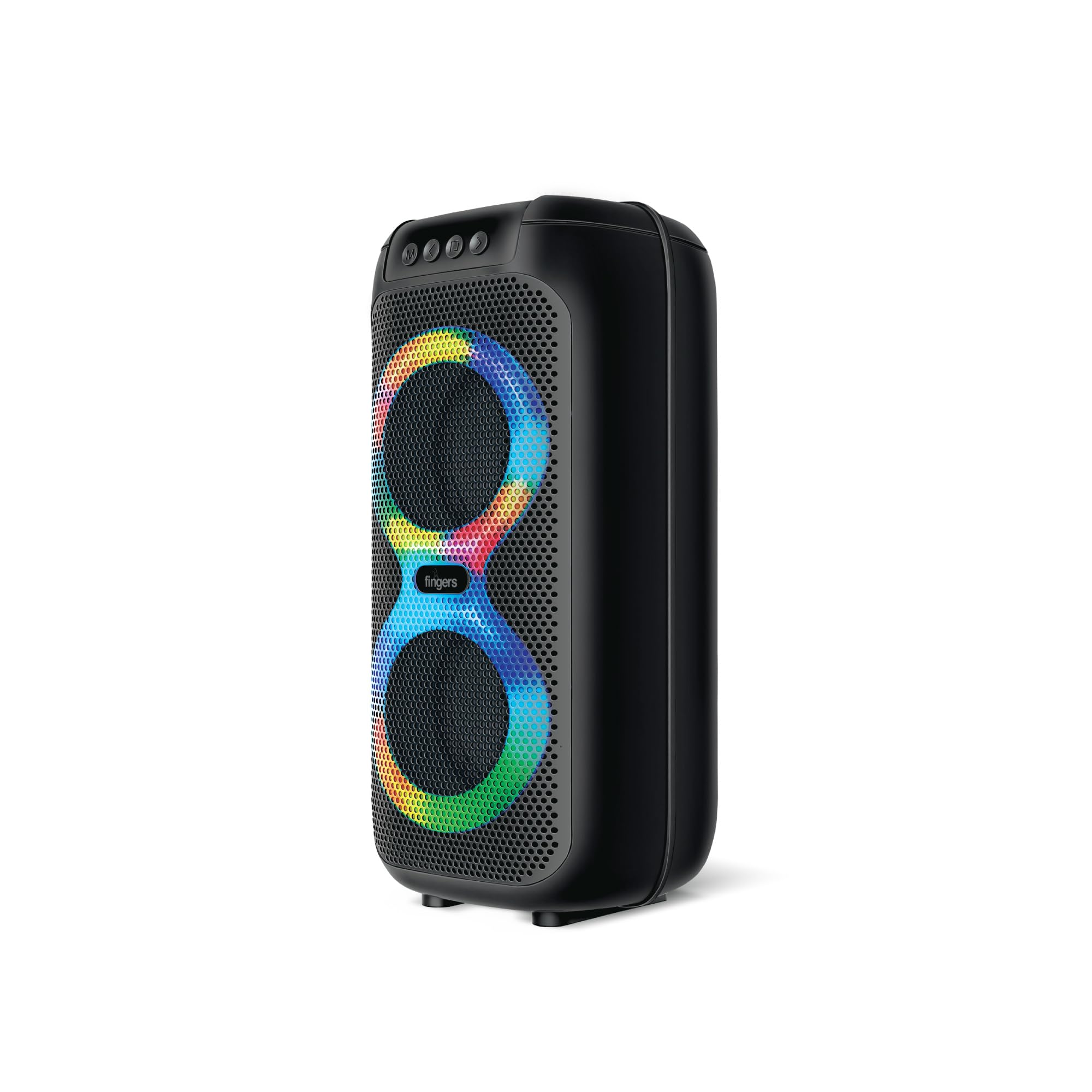 FINGERS Swag5 Bluetooth Portable Speaker (with RGB Lights, 10 W Deep Bass, FM, USB, MicroSD, AUX, Mic in (6.35 mm), Multi-Point Technology, Provisional Slot for Wired/Wireless Mic)-image-20