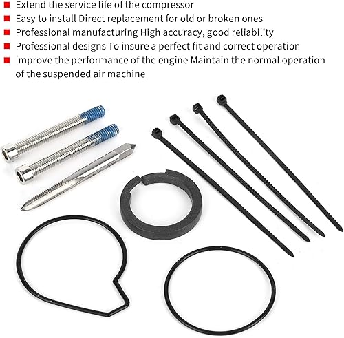 Miniatura 2 de Kit de reparación de bomba de compresor, BPA001 Kit de reparación de bomba de compresor de suspensión neumática Reemplazo para automotriz L322