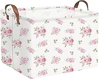 Vista 69 de FXOLCSHE - Canasta rectangular rosa de alpaca, canasta de lavandería impermeable plegable para guardería, canasta de juguetes para habitación
