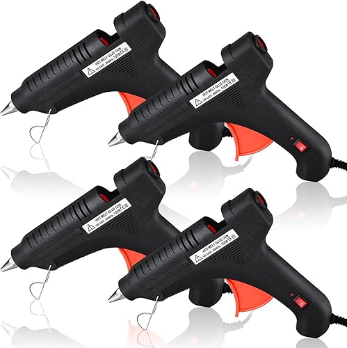 Pistola de pegamento caliente de tamaño completo de 100 W kit de pistola de pegamento caliente resistente pistola de pegamento para reparación del