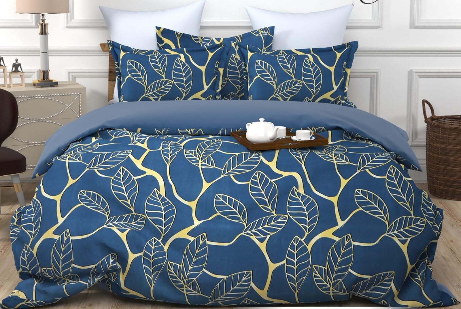 See full amazon price history chart for Vivan Textiles 100% Microfiber Double Bed Sheet With 2 Pillow Covers 144 TC Breathable Wrinklefree And Soft Touch Floral Printed - 228X228 Cm, (Blue) Vivan Textiles 100% Microfiber Double Bed Sheet With 2 Pillow Covers 144 TC Breathable Wrinklefree And Soft Touch Floral Printed - 228X228 Cm, (Blue) (B0CYPR8N56) Amazon Price History, Amazon Price Tracker
