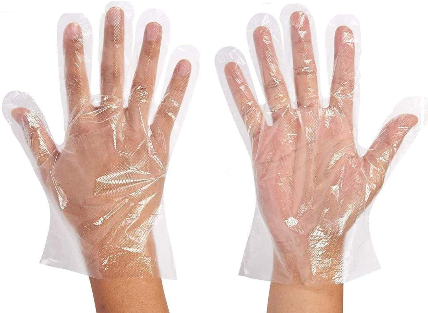 Adaamya® Transparent Clear Hand Gloves Universal Size For Gardening, Cleaning and Public Areas (100, ONE SIZE) (B0DFWWP1SJ) Amazon Price History, Amazon Price Tracker