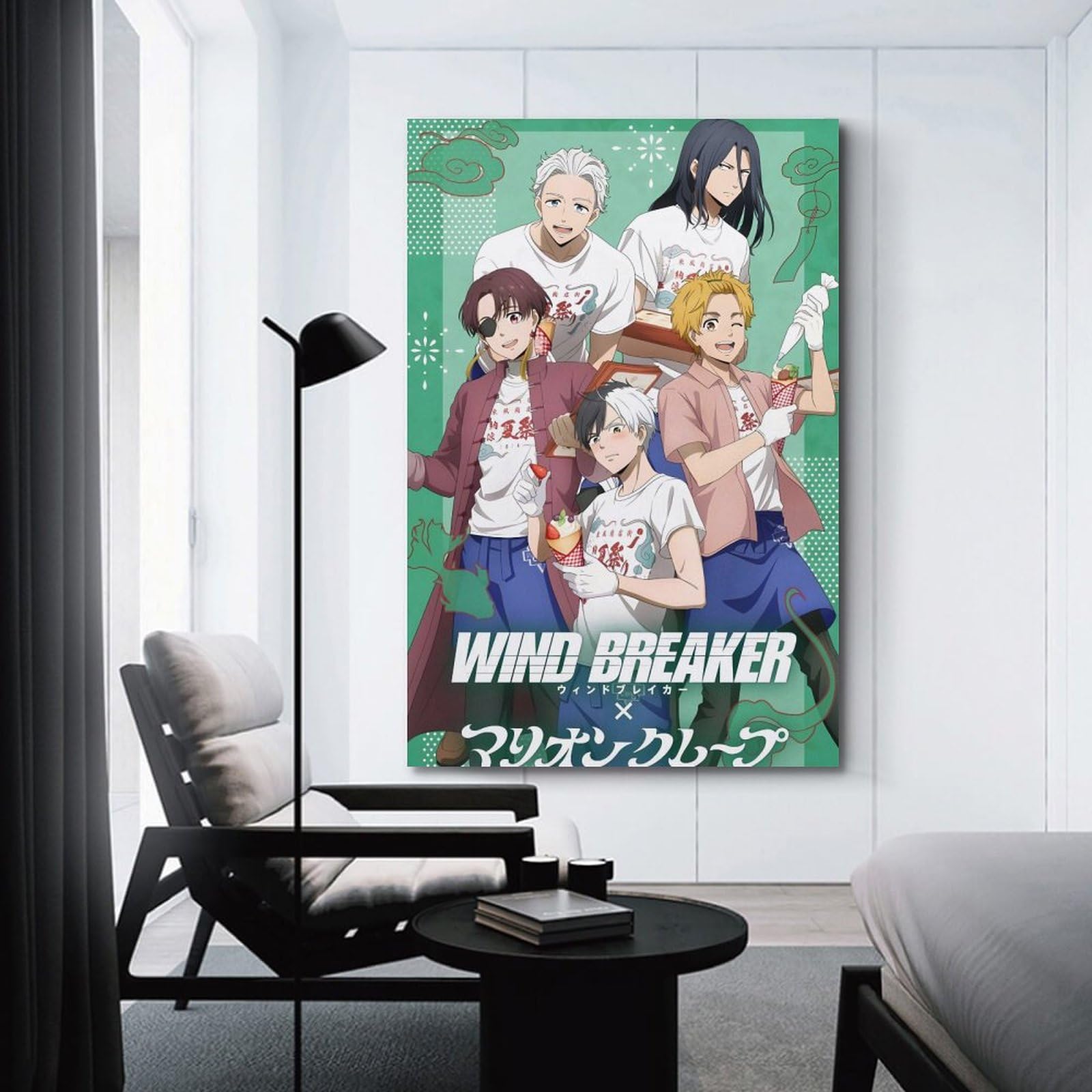 NUSLNG Póster decorativo de anime Wind Breaker para decoración de