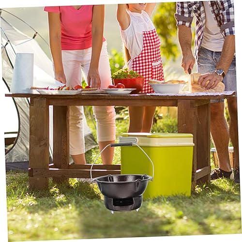 Miniatura 5 de Yardwe 1 Unidades Estufa de carbón Quemador portátil Parrilla de carbón para interiores Parrilla de carbón al aire libre Parrilla de mesa japonesa