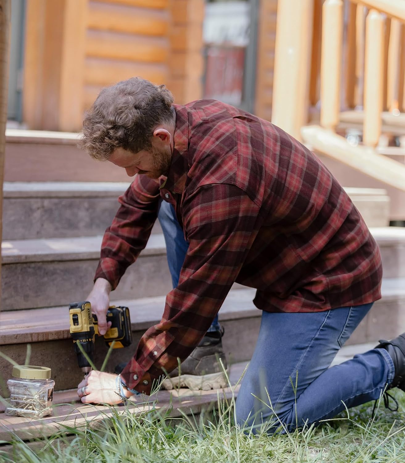 Legendary Whitetails Mens Flannel Shirt Long Sleeve Button Down Relaxed Fit - Image 2