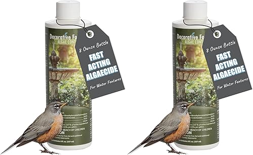 Miniatura 7 de Algicida y Clarificante para Fuentes - 8oz - Mata e Inhibe Todos los Tipos de Crecimiento de Algas, Formulado para Pequeños Estanques y