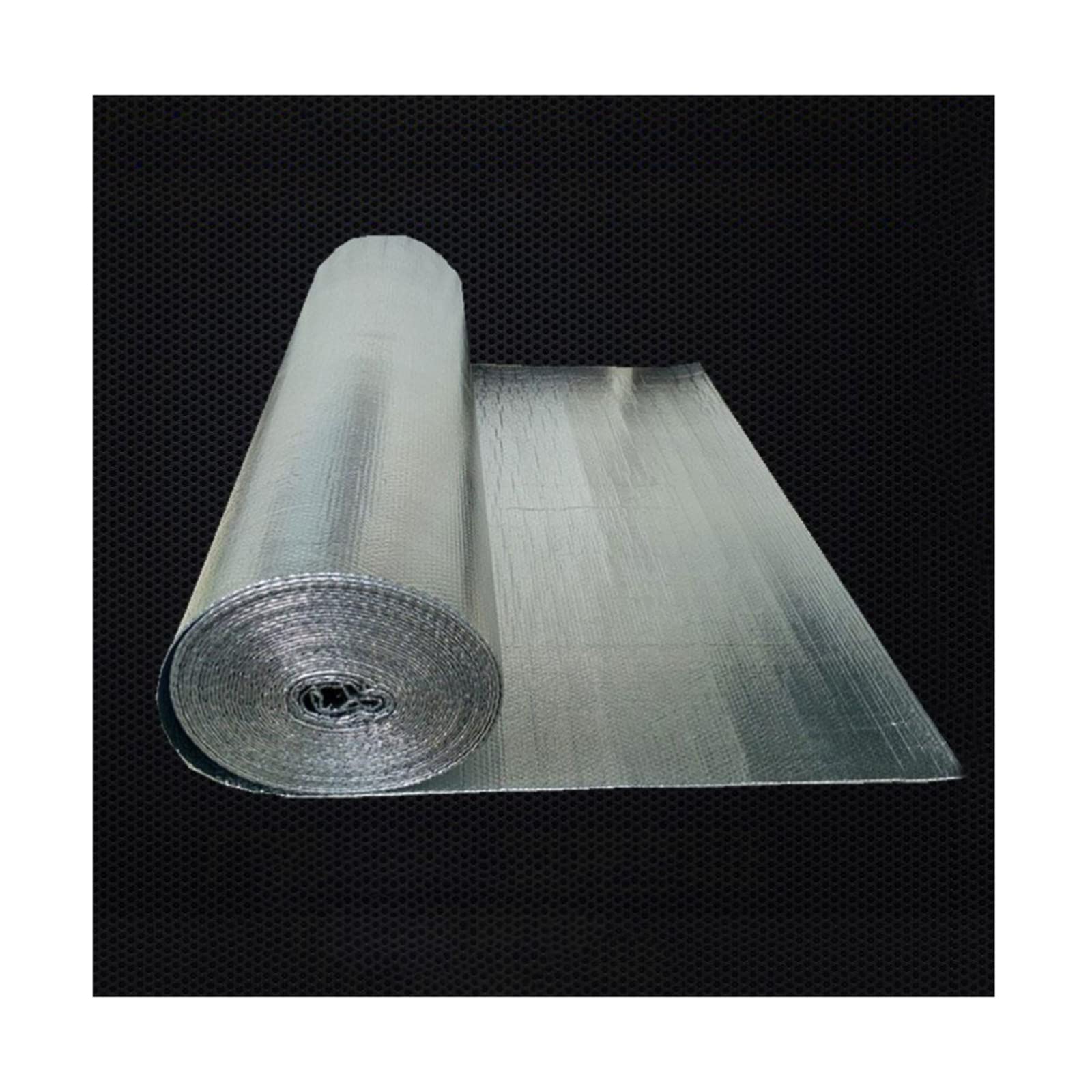 Film Isolant Thermique,Film Aluminisé A Bulles Double Face Isolation, Blindage D'isolation en Mousse Réfléchie,Salles De Grenier Isolation Thermique, Facile À Installer,5mm（thk）,1 * 4M(4m²)