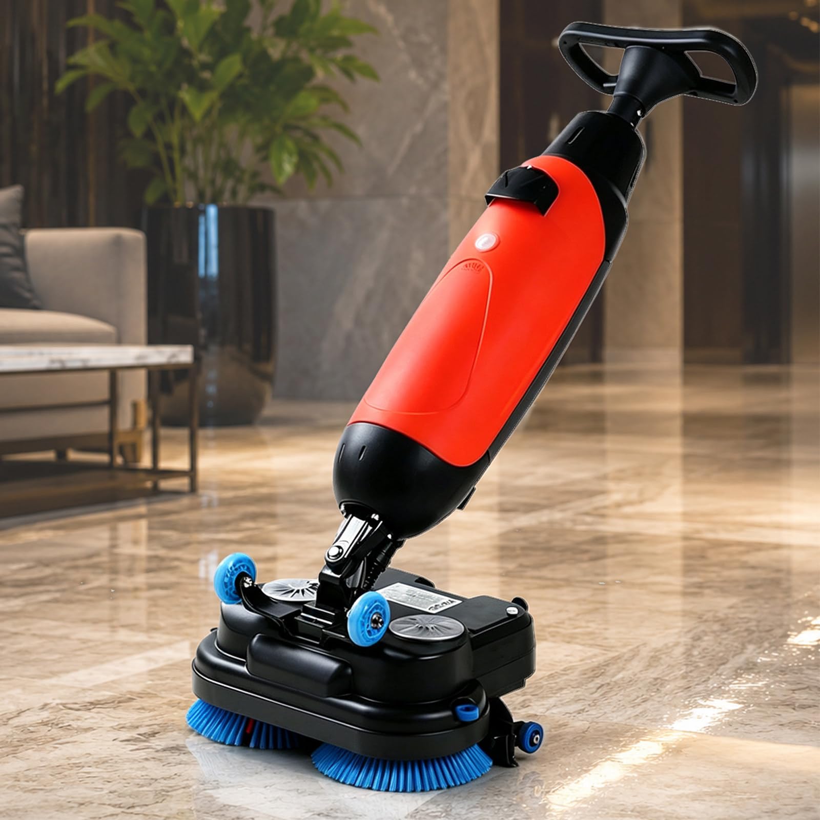 Lavasciuga Pavimenti Elettrica 17", Semovente Professionale Red