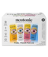 Vista 11 de Neutonic Bebida Energética Nootrópica de Productividad Hielo Tropical 12 Latas 120mg Cafeína Natural, Cero Azúcar Apoya la Memoria, Claridad