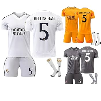 「オーセンティック」24/25ベリンガムM Men's Authentic adidas Bellingham Real Madrid Home Jersey 24