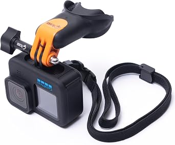 CHRONOS Mouth Mount Patent Number 11953148 with Lanyard + Aluminum Thumbscrew for All GoPro Cameras and DJI Osmo Action Quick Release Adapter Mount