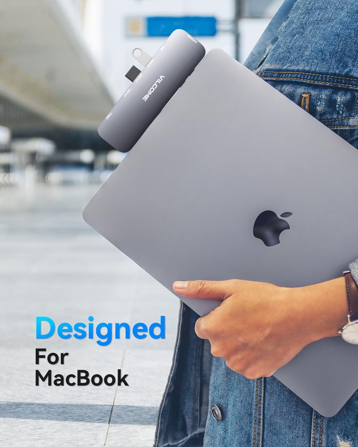 Vilcome USB C Adapter for MacBook Pro/Air M1 M2 M3 2023 2022 2021 2020 2019, 7-in-2 USB-C Hub MacBook Pro Accessories with Thunderbolt 3 PD Port, 4K@60Hz HDMI, 3 USB 3.0 Ports, TF/SD Card Reader - Image 7