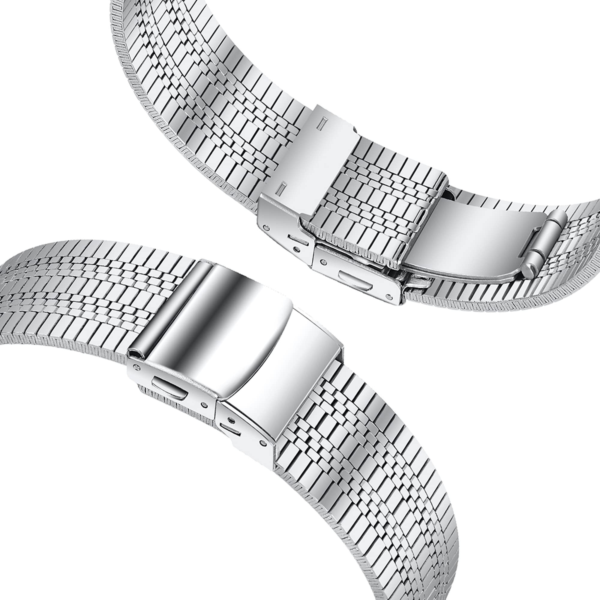 Cinturino In Acciaio Inox Magnetico Per Fitbit Versa 3 / Sense – SeNool, Impermeabile E Resistente - 3