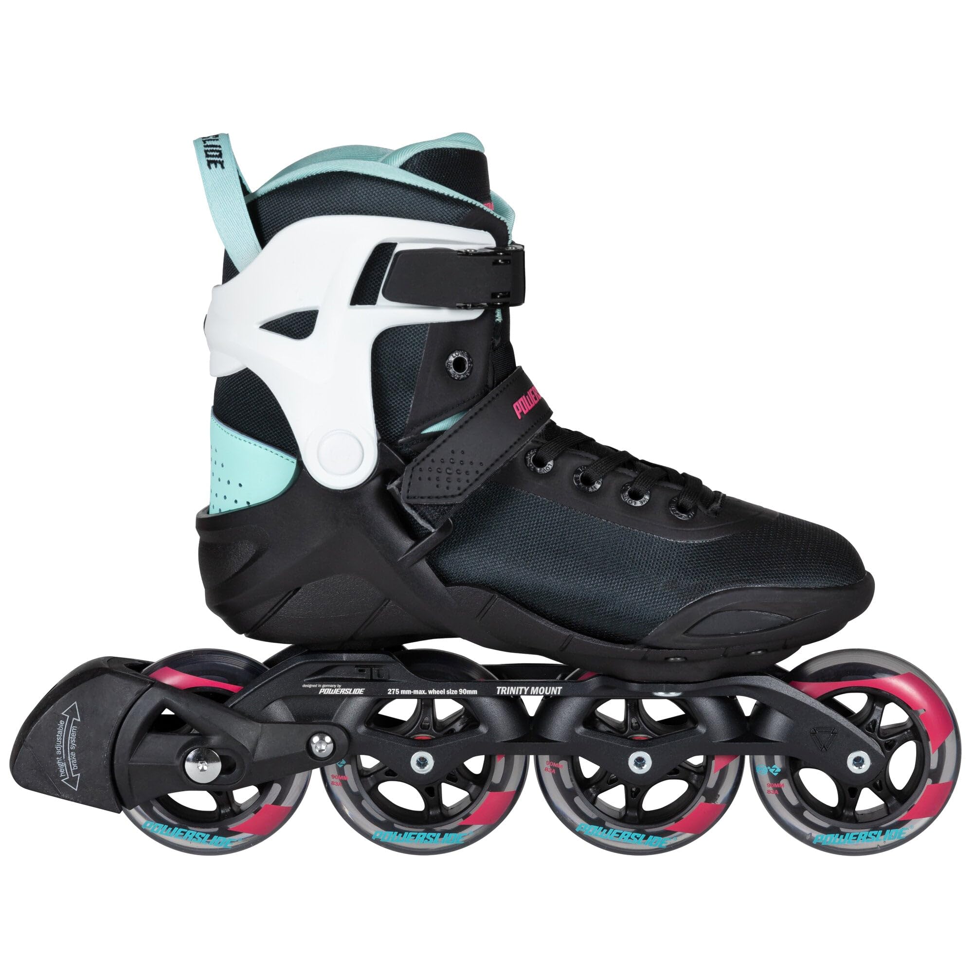 PS Phuzion Radon 90 Skates Teal Womens Size 6.5 (37)