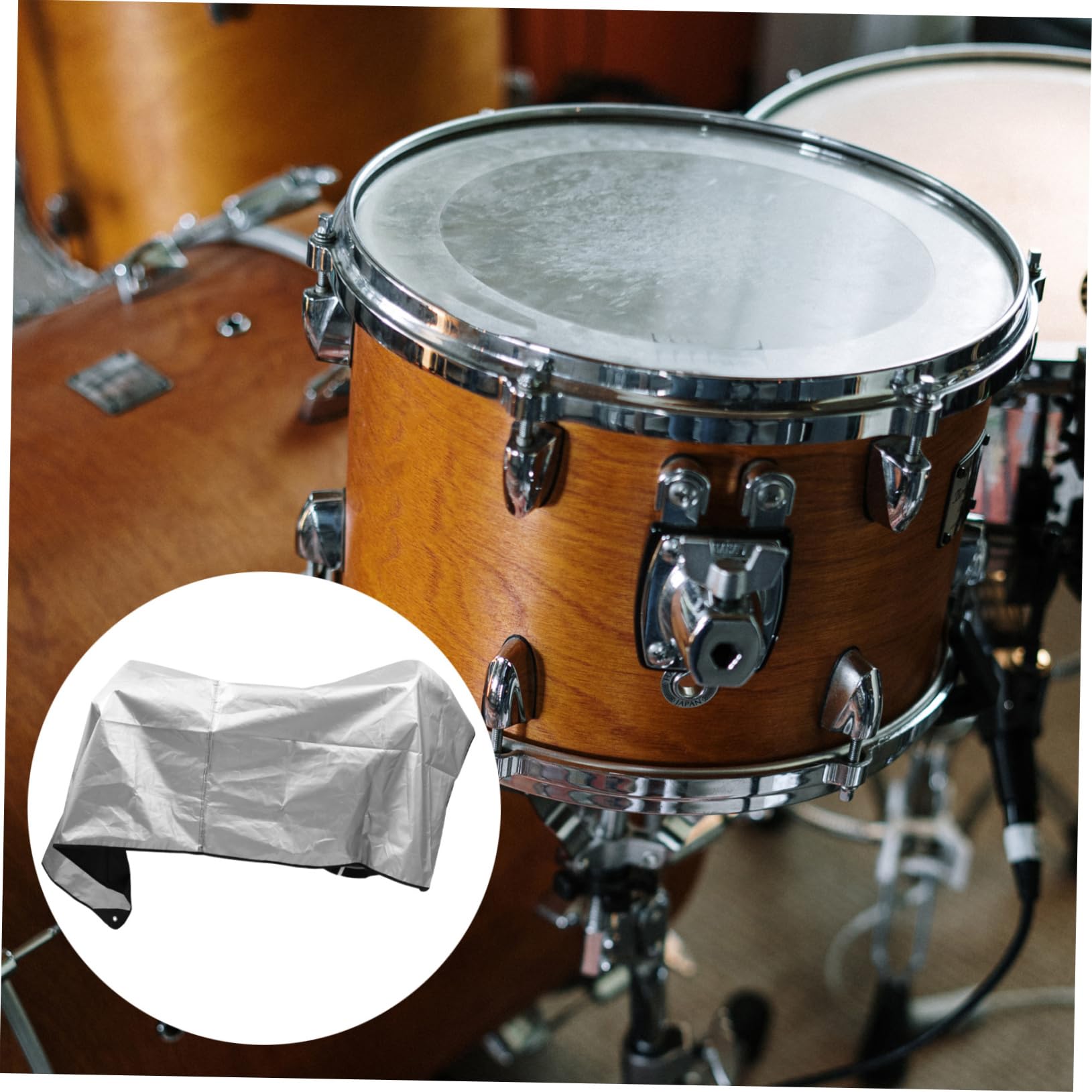 ibasenice Cubierta Resistente al Polvo y Agua para Percusión de Protección para Instrumentos y Herramientas Escenario de Concierto