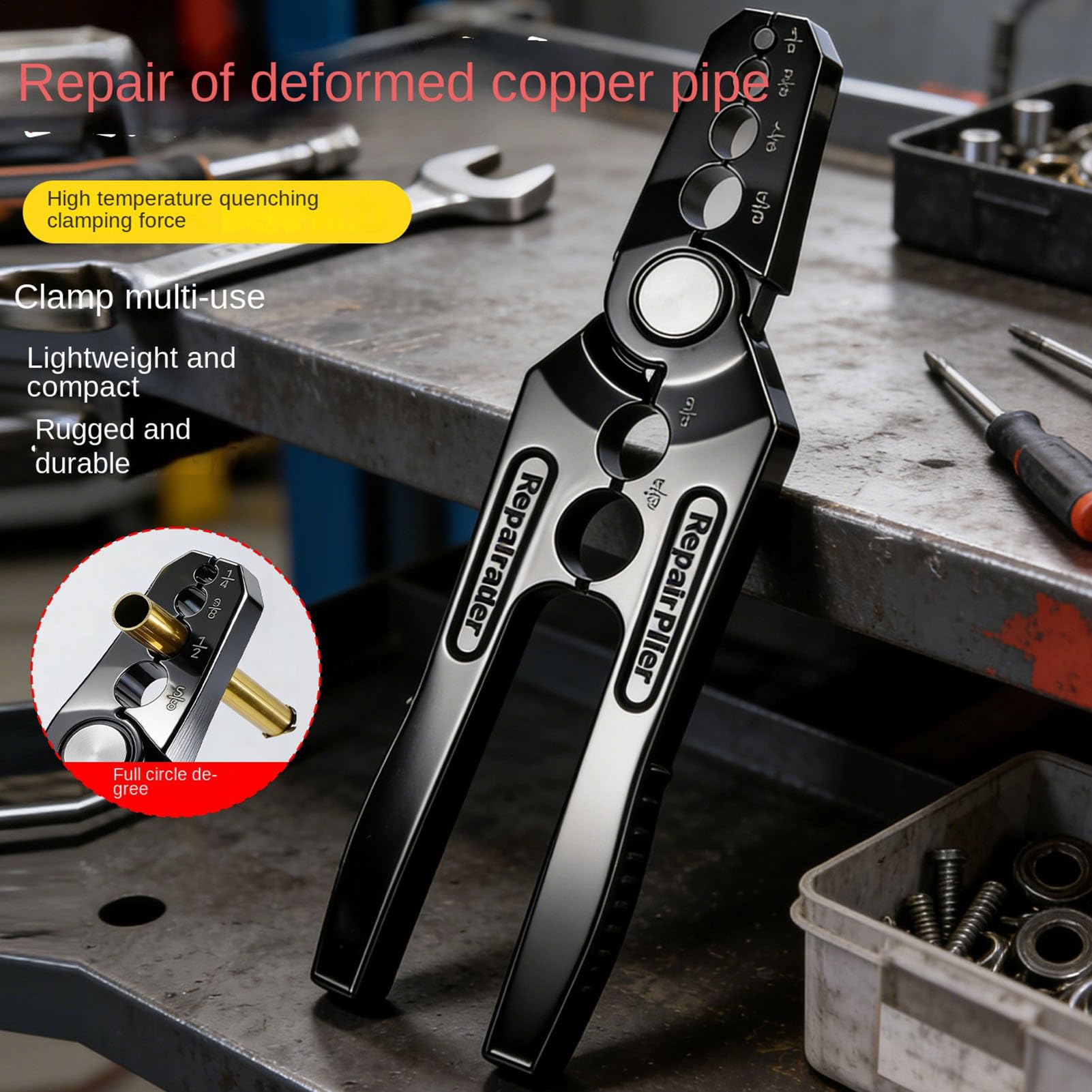 Herramienta manual de aluminio de 6 agujeros de aluminio de cobre para