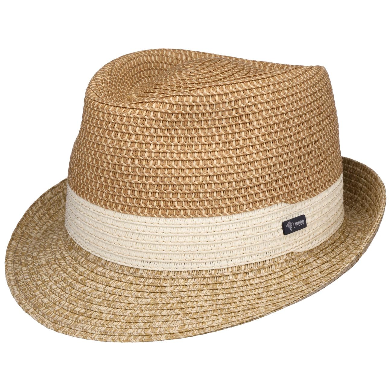 Lipodo Livasca Trilby Hat Heathered Made in Italy Unisex Spring Summer