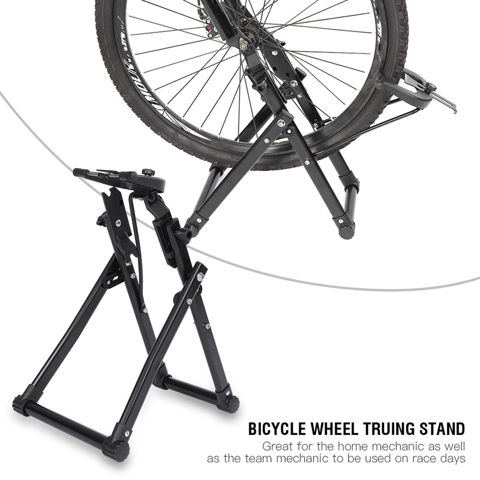 Cavalletto per Ruote per Bici, Wheel Centraruote Dispositivo di Sollevamento Manutenzione Home Centraruote Supporto del Basamento di Bike Repair Tool