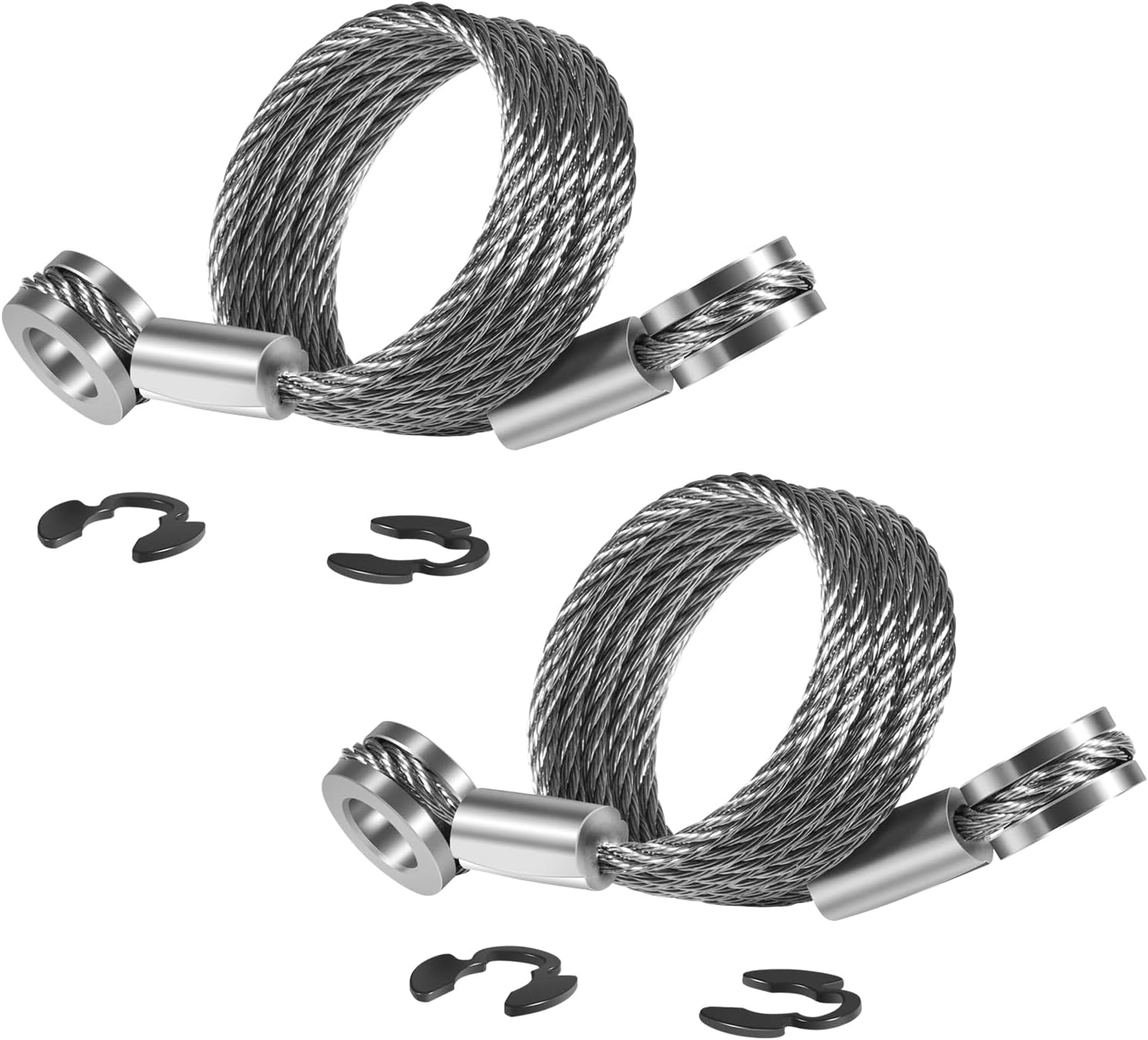 For Peterbilt Long Side Hood Stay Control Cable 2-Pack – Fits for Peterbilt 357 (1987-1996/2003-2008), 375 (1987-1996), 377 (1987-2010), 378 (1987-1988), 379 (2003-2007) – 924-5402 HLK2047