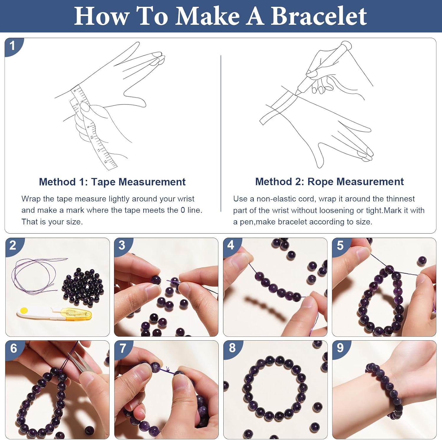 8mm Natural Rainbow Black Obsidian Gemstone Beads Polished Round Smooth Stone Beads for Bracelets Jewelry Making 15inch Loose Beads - Image 6