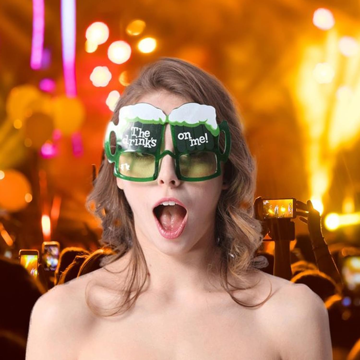 Party Propz Party Glasses For Adults - 1 Pc Party Cool Glasses For Men | Pool Party Accessories | Party Glasses Eye | Bachelor Party Goggles | Birthday Sunglasses | Funky Glasses For Party 2