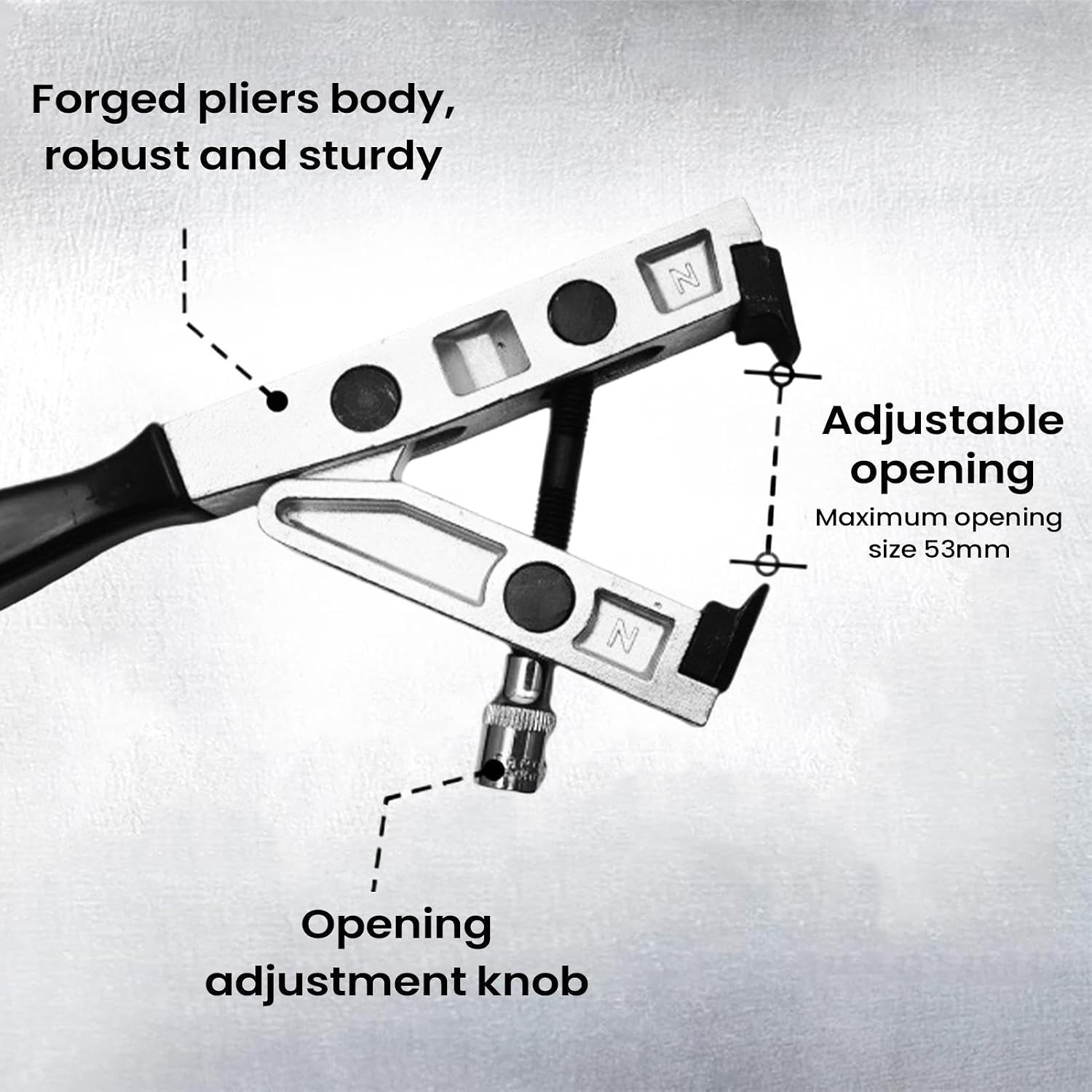 Automotive CV Boot Pliers - Steel Clamp Tool - Universal Ergonomic Design
